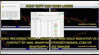 MY BEST STRATEGY  0 TO 3000 in one Session  DON GOLD V5 XD  DAILY TRADING VIDEO FULL SESSION [upl. by Oilut604]