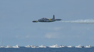 T33 at Pacific Airshow Huntington Beach Saturday 2023 4K 60fps [upl. by Juliane772]