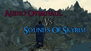 Skyrim Mod Comparison  Audio Overhaul For Skyrim Vs Sounds Of Skyrim [upl. by Moretta79]