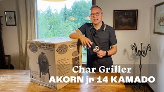 Akorn 14 jr Kamado Unboxing ja grillin kasaus [upl. by Erialcyram]