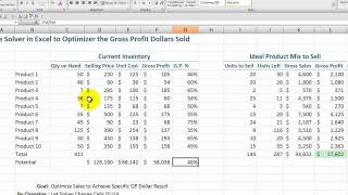 Use the Solver Addin for Excel to Produce a Specific Formula Result [upl. by Almire990]