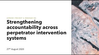 Strengthening accountability across perpetrator intervention systems [upl. by Iphigenia]