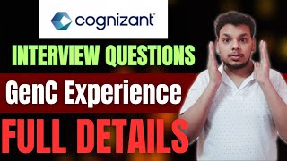 Cognizant GenC Interview Experience  Cognizant GenC Next  How to Prepare for Cognizant Interview [upl. by Giliane]