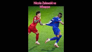 Zalewski vs Mbappe funny moments zalewski funny mbappe soccerfans soccer football [upl. by Arretnahs]