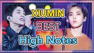 EXO Xiumins Best High Notes [upl. by Dlonyar]