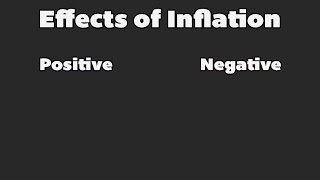 HSC Economics  Positive and Negative Effects of Inflation [upl. by Nahtaoj]