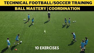 Full FootballSoccer Team Training Session ⚽️ U7  U8  U9 [upl. by Cagle]