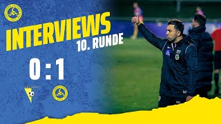 ADMIRAL 2 Liga  10 Runde  Interviews  SV Lafnitz  First Vienna FC 1894 [upl. by Regine]