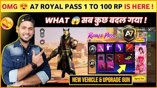 OMG 🔴 A7 Royal Pass 1 to 100 RP Rewards  A7 Royal Pass  A7 Royal Pass Bgmi  Pubg A7 Royal Pass [upl. by Balcer]