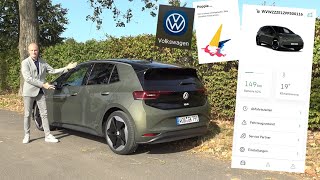 ConnectivityCheck mit dem neuen VW ID3  Was kann VW Connect Plus Test Review [upl. by Ynabla]