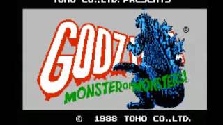 Godzilla  Monster of Monsters NES Music  Funky Ghidorah [upl. by Annirac889]