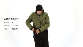 686 Smarty 3in1 Phase Softshell Snowboard Jacket Fit Review  Tactics [upl. by Larcher]