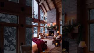 Escape To A Winter Wonder Cabin Cozy Fireside Retreat [upl. by Garfinkel738]