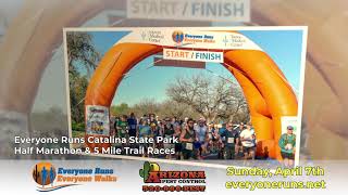 Everyone Runs April 7 2024 Catalina St Park Half Marathon and 53 Mile Trail Races [upl. by Stoeber]