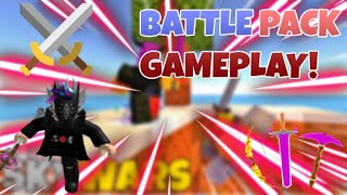 Battle Pack GAMEPLAY  ROBLOX SKYWARS [upl. by Roxanna718]