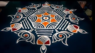 Traditional festival rangoli designs [upl. by Nwahsud]