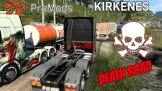 🚛 Euro Truck Simulator 2  ProMods Death Road Kirkenes Quarry  Heavy Traffic 😭 ETS2 Truckers MP [upl. by Scammon843]