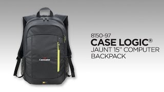 815097 Case Logic® Jaunt 15quot Computer Backpack [upl. by Naelcm492]