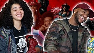 CARDI KILLED IT  Blueface  Thotiana Remix ft Cardi B Dir by ColeBennett REACTION [upl. by Willa552]