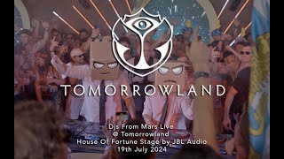 Djs From Mars Live attomorrowland  House Of Fortune Stage by jbl audio 19th July 2024  Full Set [upl. by Lleynod]