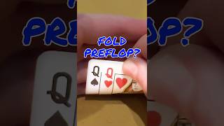 you’re losing money if you call 😳 poker pokerhand pokerhands [upl. by Acinomaj243]