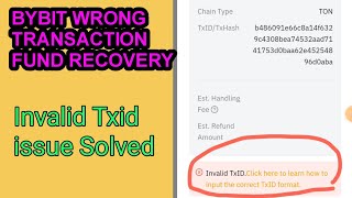 Invalid Txid issue Solved  wrong memo fund recovery  tonkeeper fund recovery [upl. by Witkin]