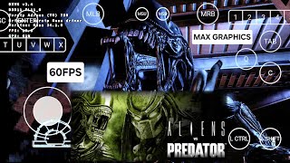 Winlator 80 Aliens vs Predator Galaxy S24 Ultra Gameplay Test Snapdragon 8 Gen 3 [upl. by Aruam865]