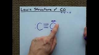 Lewis Structure of CO Carbon Monoxide [upl. by Ehcropal796]