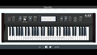 Clair de lune  Online Virtual Piano [upl. by Chavaree]