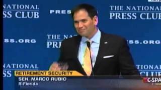 Rubio Proposes Retirement Security Reforms At National Press Club [upl. by Bradleigh]