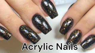 Acrylic Nails  How to do acrylic nail correction  Easy way acrylic nails [upl. by Rickard230]