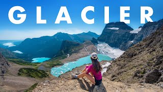 HIKING GLACIERS HIGHLINE TRAIL  amp Grinnell Glacier Overlook [upl. by Melony]