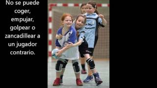 Reglas básicas del mini balonmano [upl. by Irv]