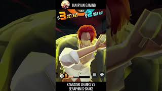 EX Kamusari Shanks vs EX Seraphim SSnake  One Piece Bounty Rush [upl. by Sharron601]