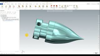 Mastercam 2022 tutorial Lathe C axis [upl. by Garibold602]