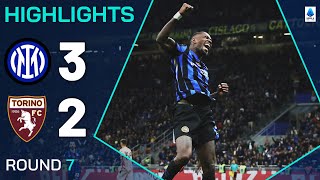 INTERTORINO 32  HIGHLIGHTS  Thuram treble secures Inter win  SERIE A 202425 [upl. by Eserrehs]