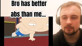 Rob Reacts Stewie on Steroids familyguy [upl. by Ahsieym]