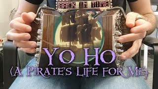 Yo Ho A Pirates Life for Me  Anglo Concertina George Bruns [upl. by Aynosal629]