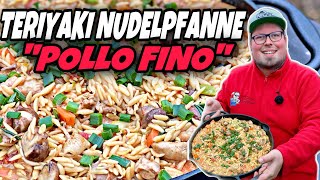 Schnelle Teriyaki Hähnchen Nudelpfanne quotPollo finoquot [upl. by Annuhsal]