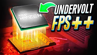 ✅ ¿Cómo hacer Undervolt a CUALQUIER CPU Ryzen para obtener más FPS 🔥 ¡La VERDAD [upl. by Kanal]