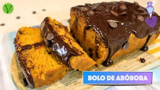 BOLO DE ABÓBORA COM GOTAS DE CHOCOLATE PUMPKIN CAKE 775  Receitas da Mussinha [upl. by Alroy841]