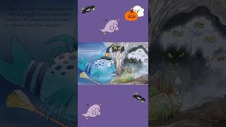 Pout Pout Fish At The Haunted House👻🎃 halloween kidsbooks shorts [upl. by Nyl532]