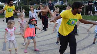 Initiation Capoeira Enfants Tchicou Parc Arras [upl. by Hibbitts]