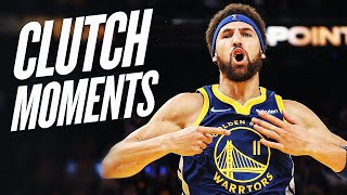 Klay Thompsons Most CLUTCH Warriors Moments [upl. by Lerad]