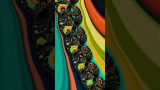 mindblowing digitalanimation shortart Infinite Spiral Hypnosis Fractal Art with Psytrance Beats [upl. by Torrlow]