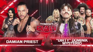 Lucha Completa Damian Priest Vs Dominik Mysterio  WWE Raw 16092024 En Español [upl. by Noby632]