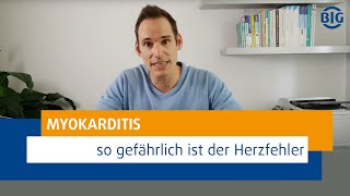 Myokarditis  wenn das Herz Probleme macht [upl. by Shugart956]