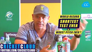 INDvSA Ashwell Prince on Worst Behaving Pitch  Shortest Test Ever  INDvSA 2nd Test 2024 [upl. by Ayerim]