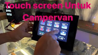 Campervan Touch Screen Control Panel DIY [upl. by Eintihw347]