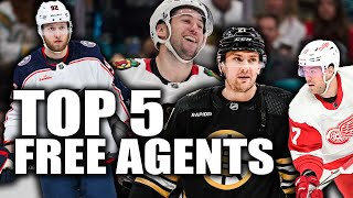 Top 5 NHL Unrestricted Free Agents Remaining and Where They Might Sign [upl. by Eniad516]